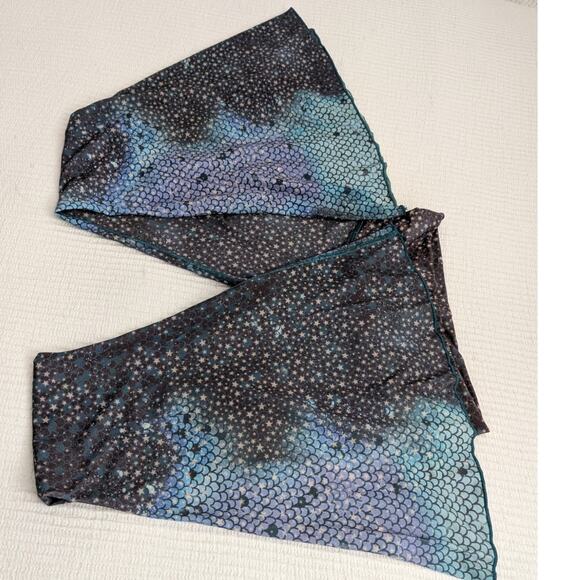 Teeki Mermaid Fairy Queen Teal Crop Bell Bottom - Picture 5 of 14